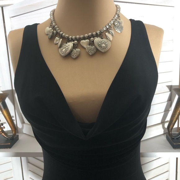 Arden B Black and Gold Y2K Cocktail Dress Small - Picture 9 of 11